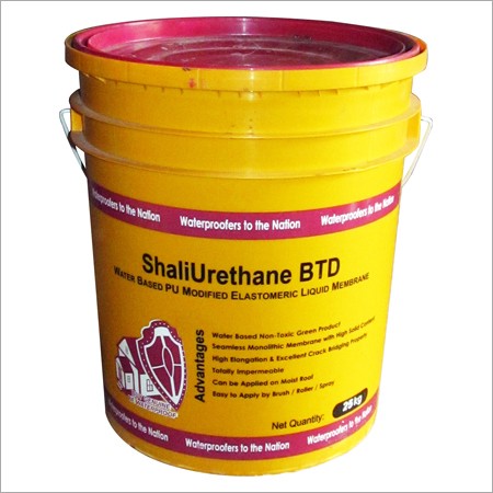 ShaliUrethane®BTD Water Based UV Resistant Elastomeric PU Liquid Membrane