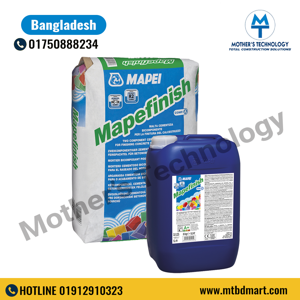 High-quality MAPEI Mapefinish used for smooth, durable, and protective finishing on walls, ceilings, and concrete surfaces.