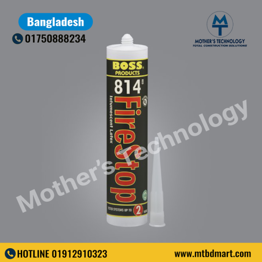 BOSS 814 Firestop intumescent latex sealant for fire and smoke protection