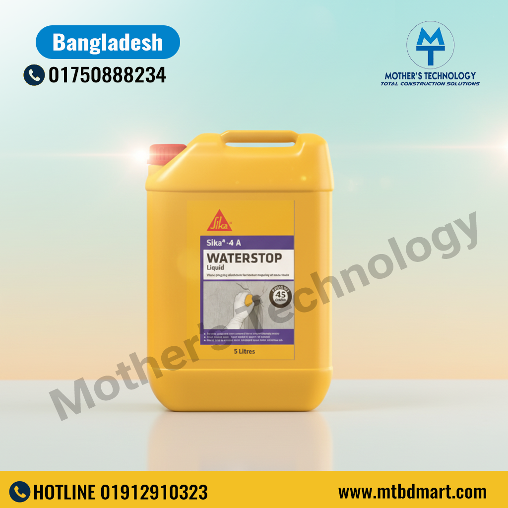 Sika 4A used for emergency leak sealing in concrete and masonry