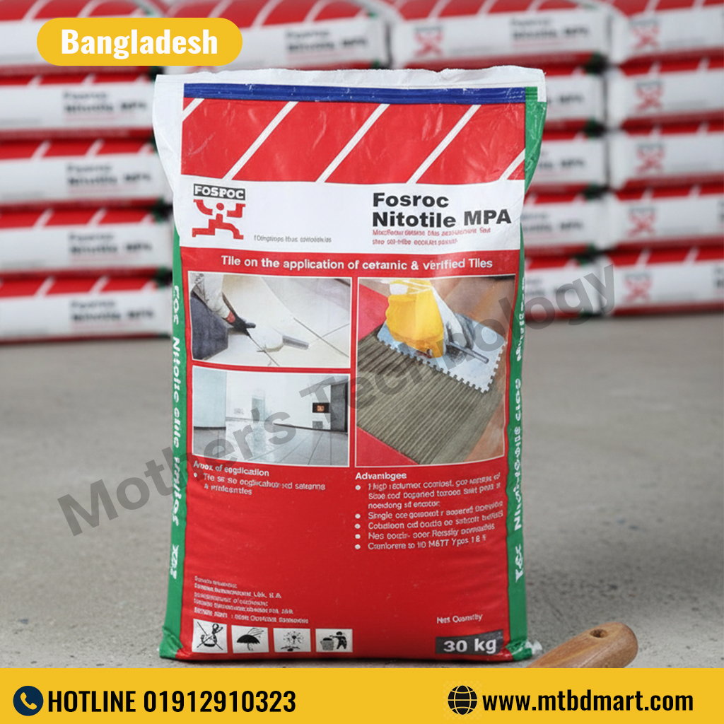 Fosroc Nitotile MPA adhesive for strong tile bonding