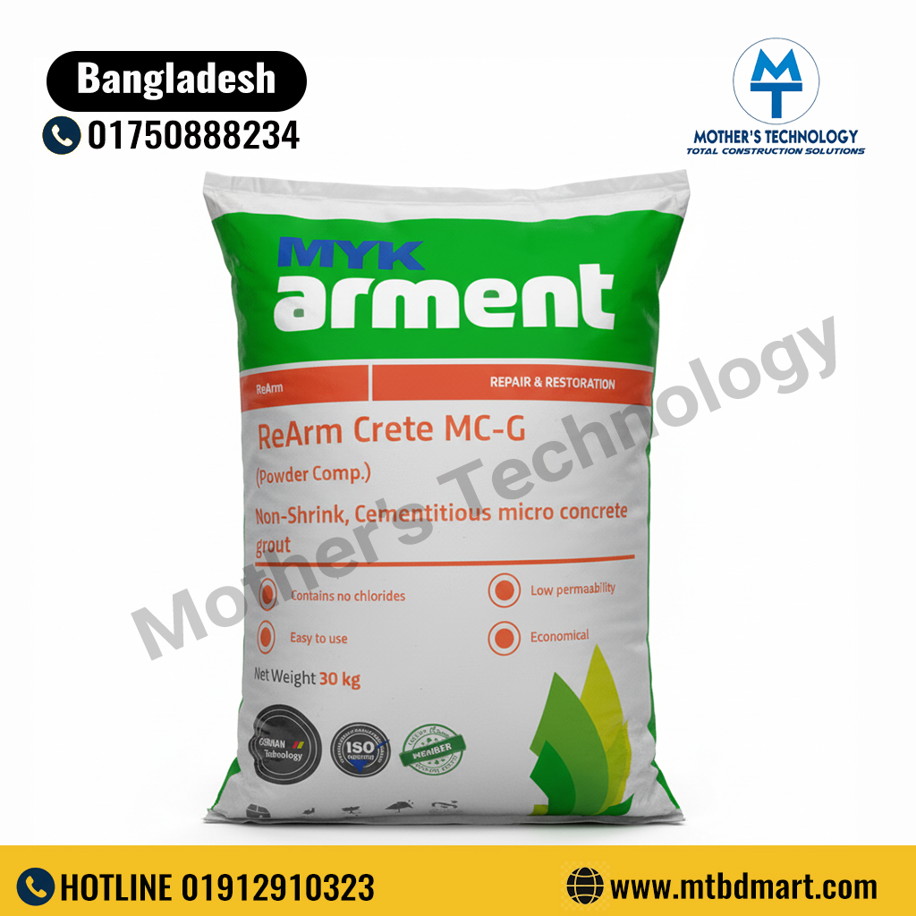 Durable ReArm Crete MC used for concrete repair and restoration