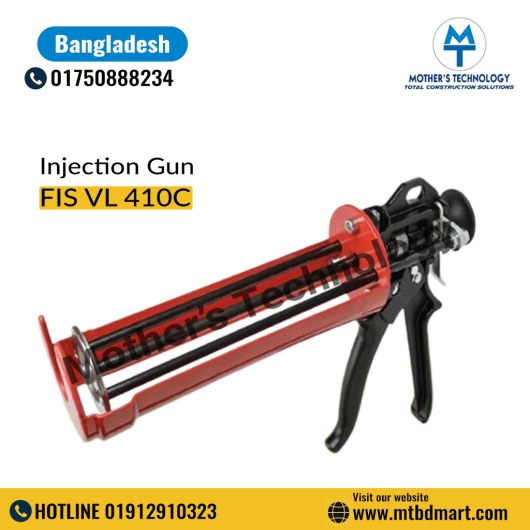 Fischer FIS 410 V Gun injection mortar dispensing tool for chemical anchoring applications