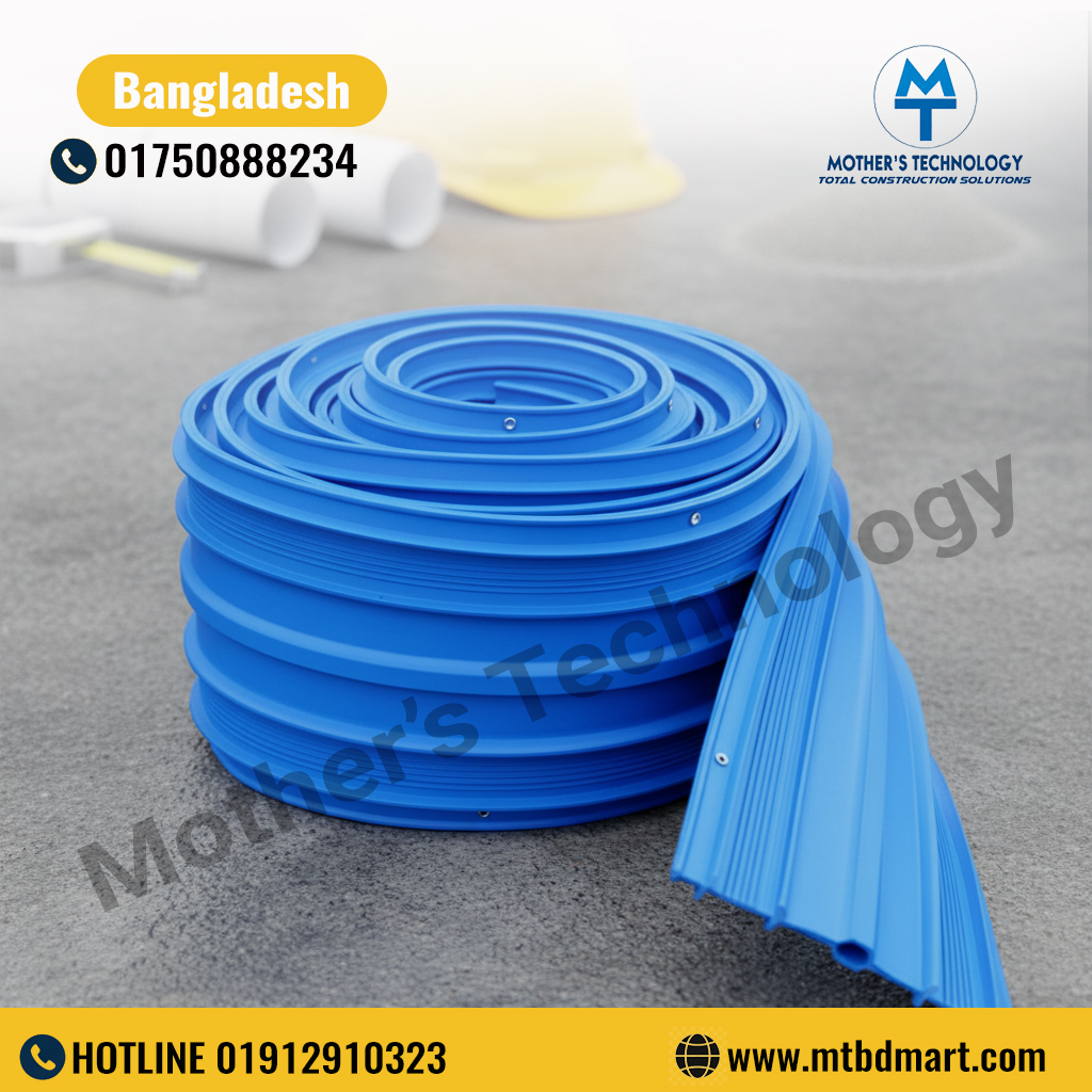 Flexible PVC Waterstopper used in construction joints