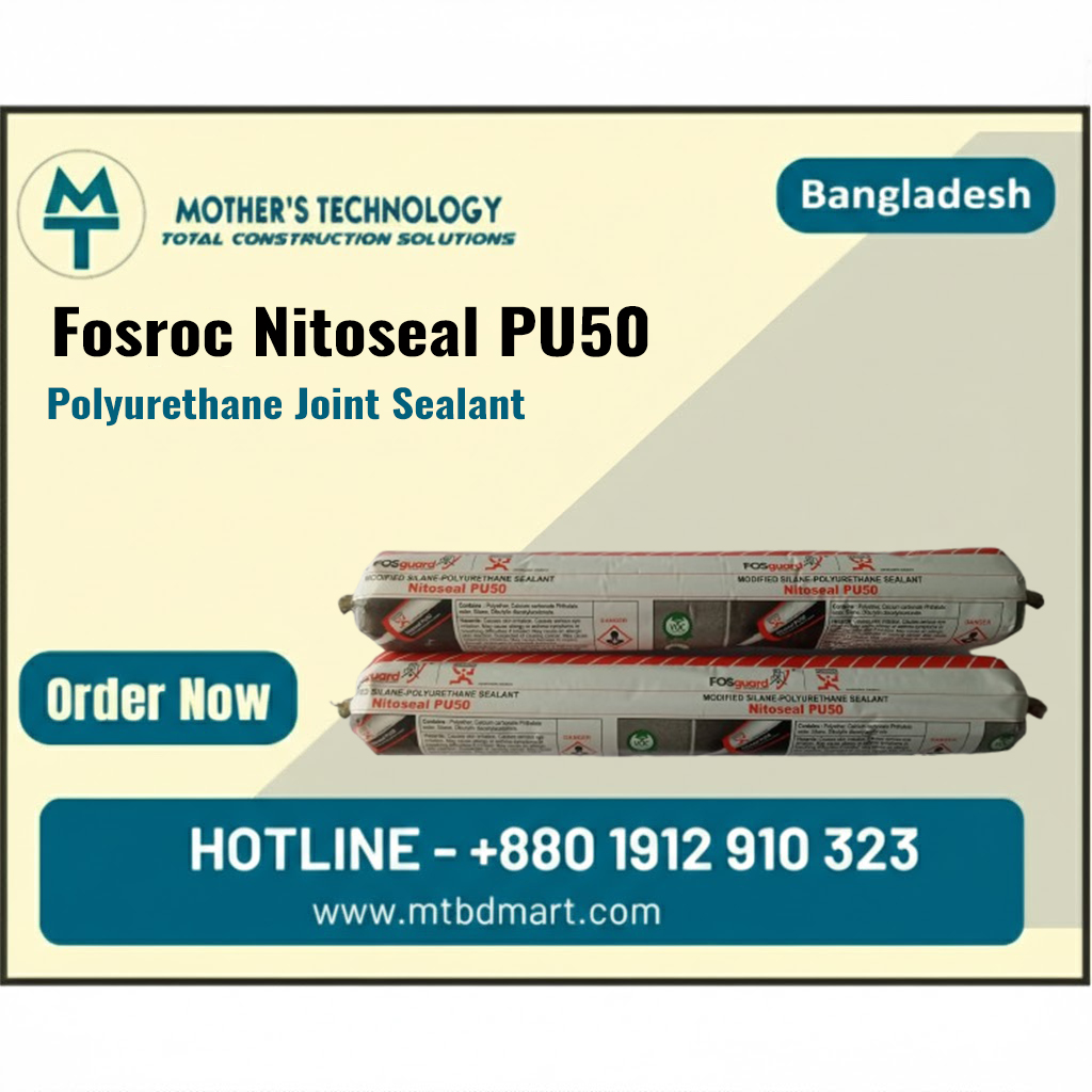 Fosroc Nitoseal PU 50 – premium polyurethane joint sealant for construction and expansion joints in Bangladesh